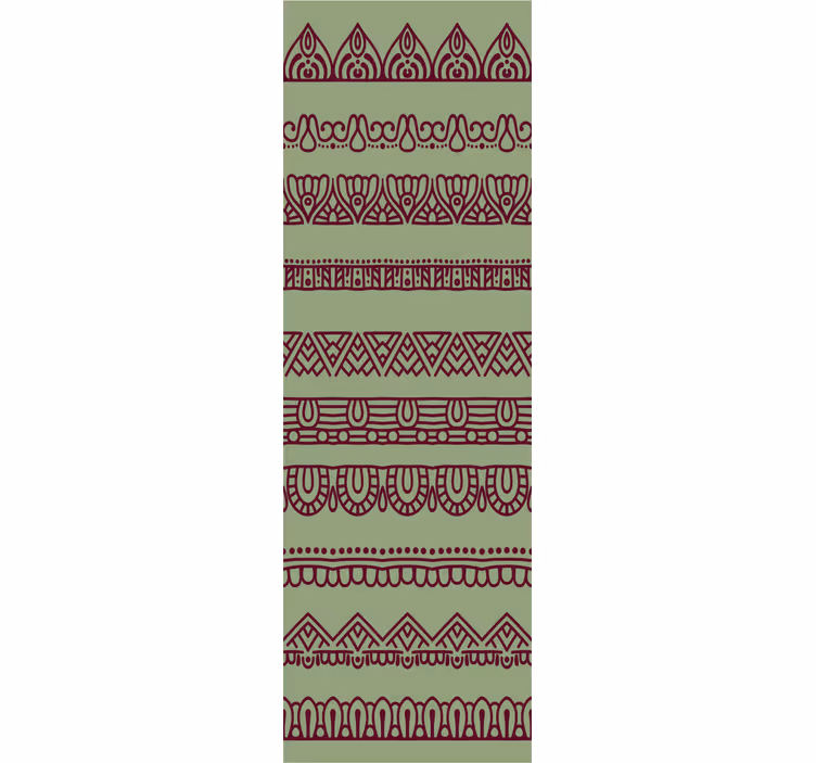 Papier peint ornemental motifs de bordure ornés - TenStickers