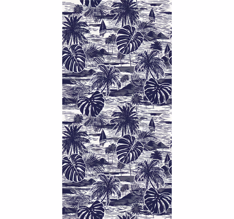 Papier peint nature paysage marin tropical - TenStickers