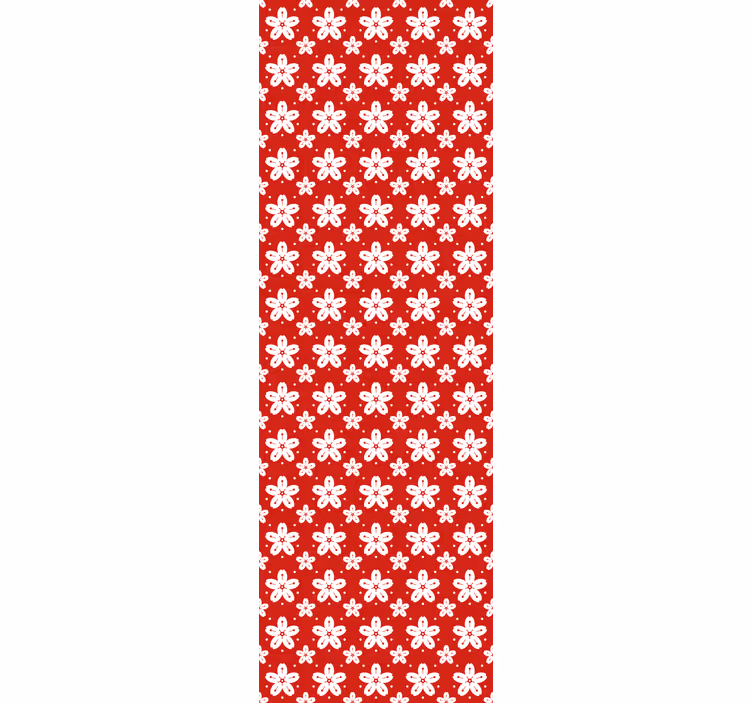 Papier peint fleurs ensemble à motif floral - TenStickers