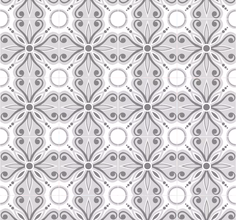 Papier peint ornemental motifs ornés - TenStickers