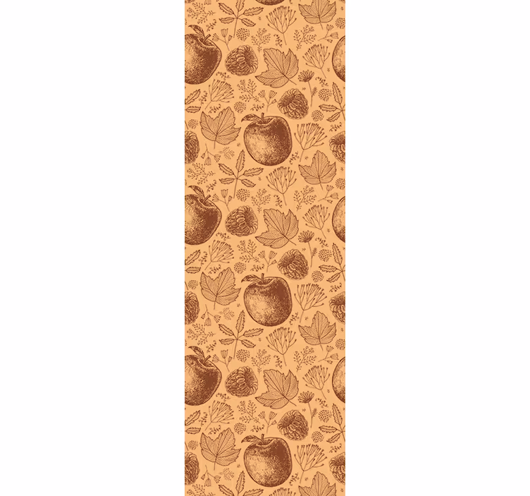 Papier peint nature motif de feuillage automnal - TenStickers