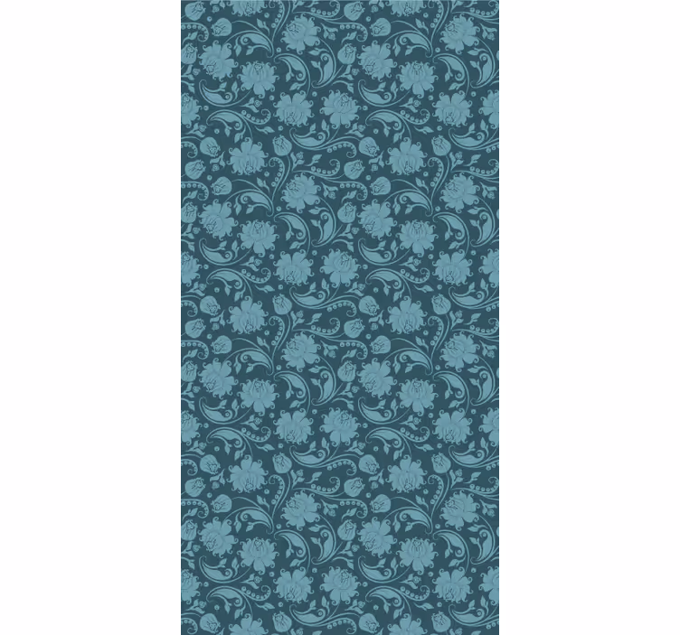 Papier peint fleurs motif fleuri - TenStickers
