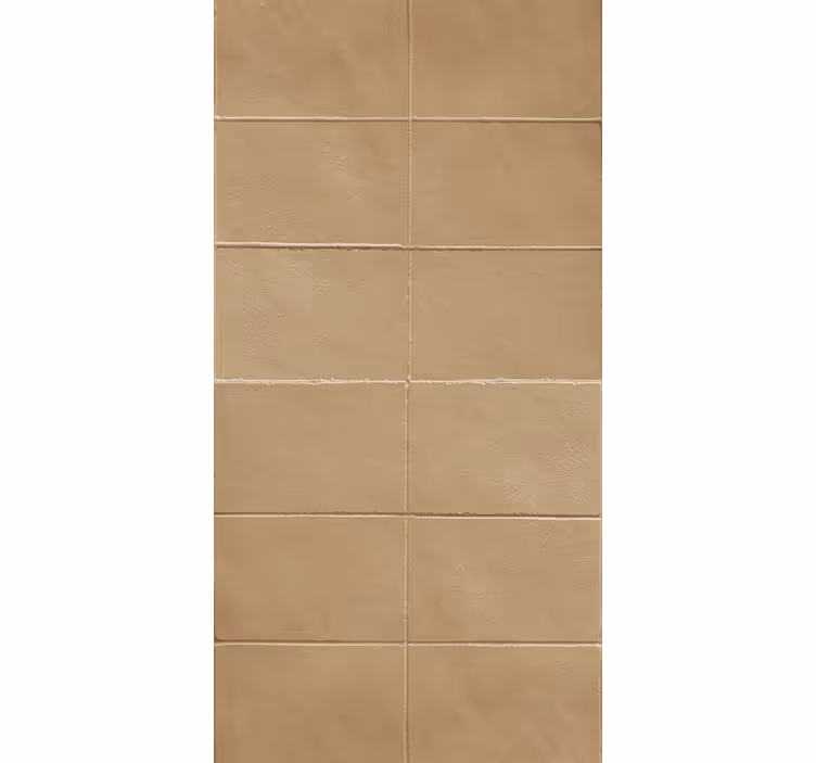 Papier peint brique effet carrelage lisse - TenStickers