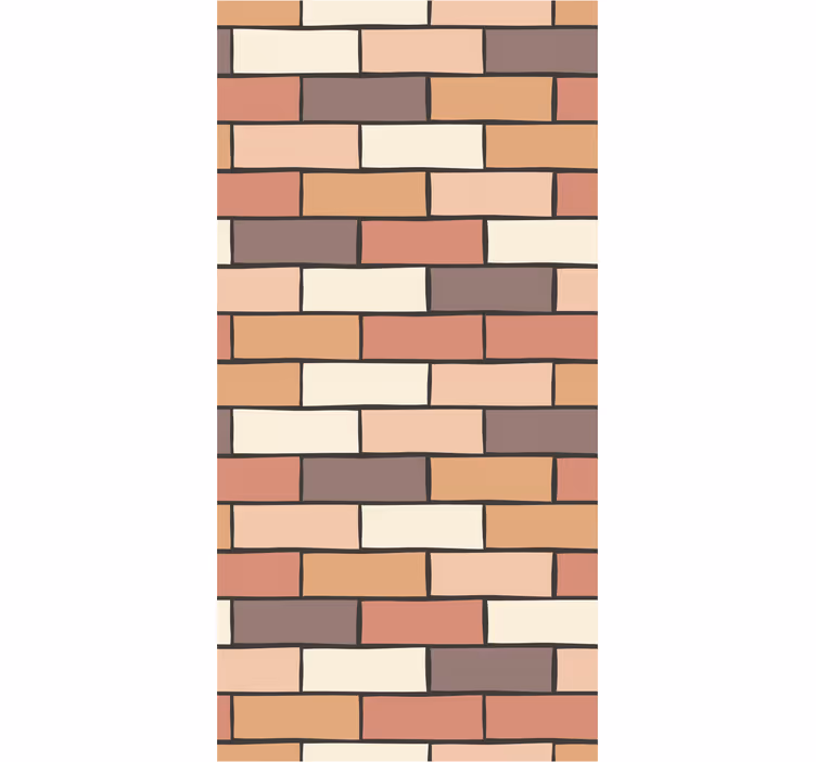 Papier peint brique conception de motifs de briques - TenStickers