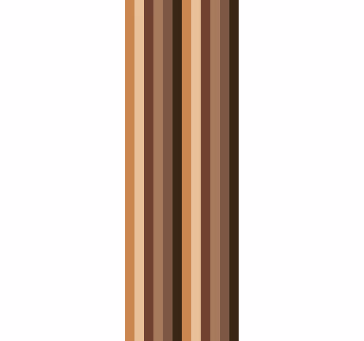 Papier peint rayures Rayures verticales marron - TenStickers