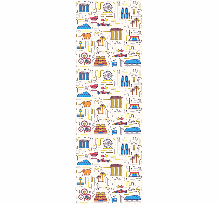Papier peint ville plaisir du paysage urbain - TenStickers