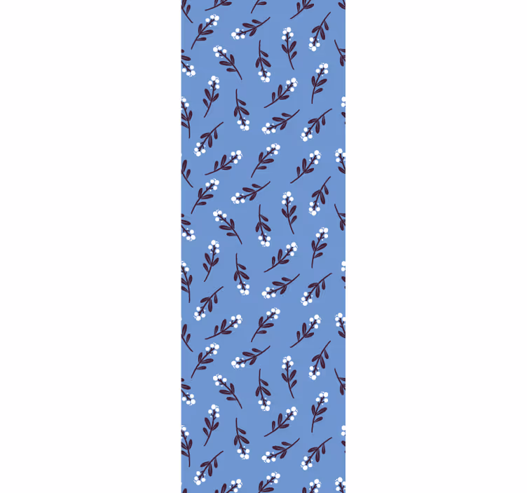 Papier peint floral motif de branches florales - TenStickers