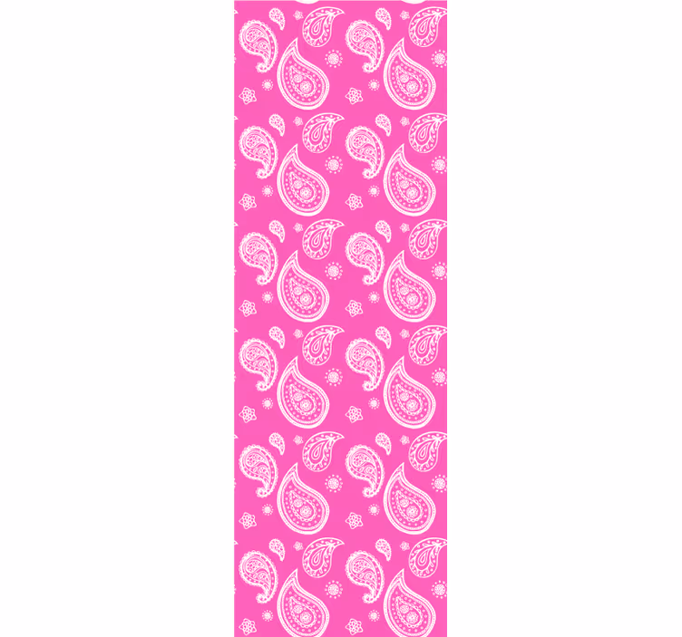 Papier peint ornemental ornementation cachemire - TenStickers