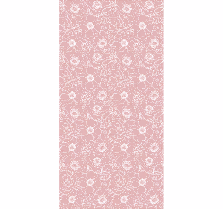 Papier peint floral motif floral - TenStickers