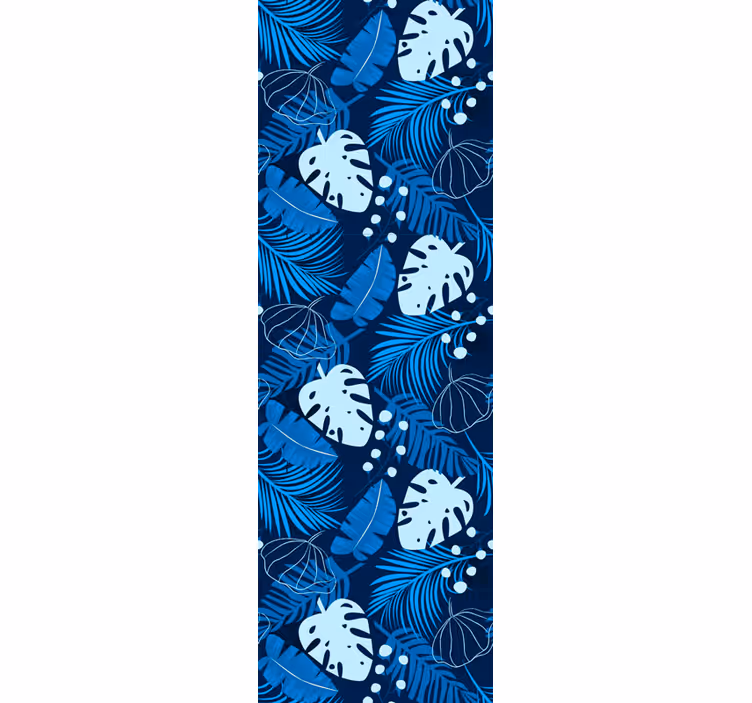 Papier peint feuilles conception de monstre tropical - TenStickers
