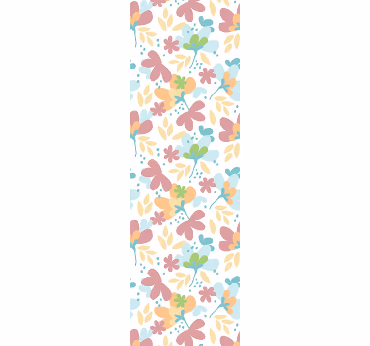 Papier peint floral décor à motifs floraux - TenStickers