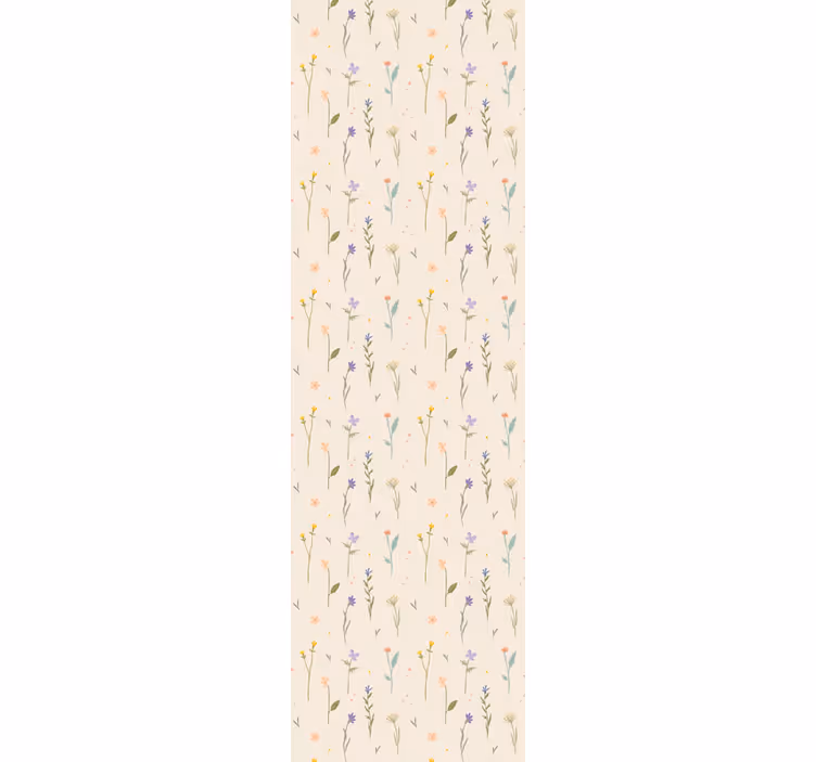 Papier peint floral l'élégance des fleurs sauvages - TenStickers