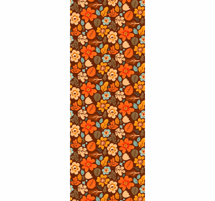 Papier peint mural Fleurs d'automne - TenStickers