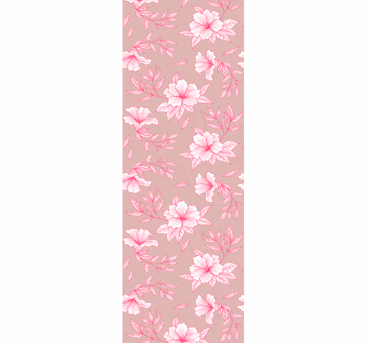 Papier peint floral affichage de fleurs florales - TenStickers
