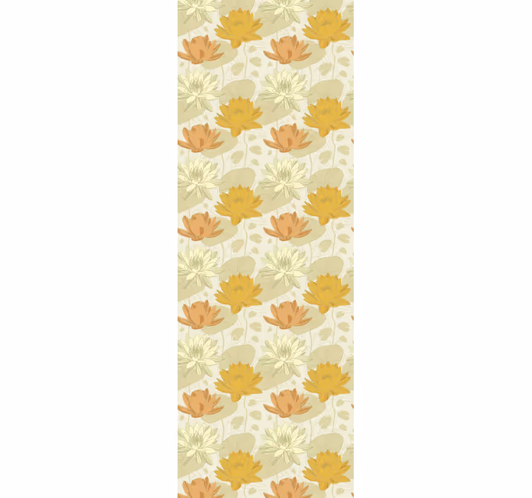 Papier peint floral modèle d'arrangement floral - TenStickers