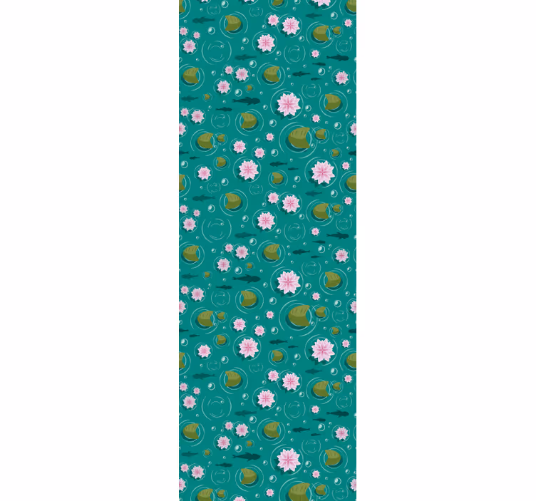 Papier peint nature fleurs aquatiques - TenStickers