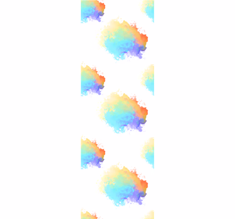 Papier peint abstrait motif abstrait coloré - TenStickers