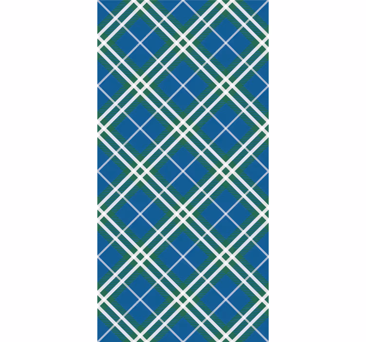 Papier peint géometrique plaid géométrique - TenStickers