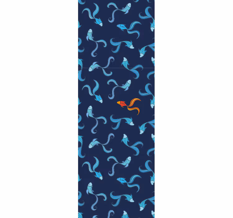 Papier peint poissons modèles de faune aquatique - TenStickers