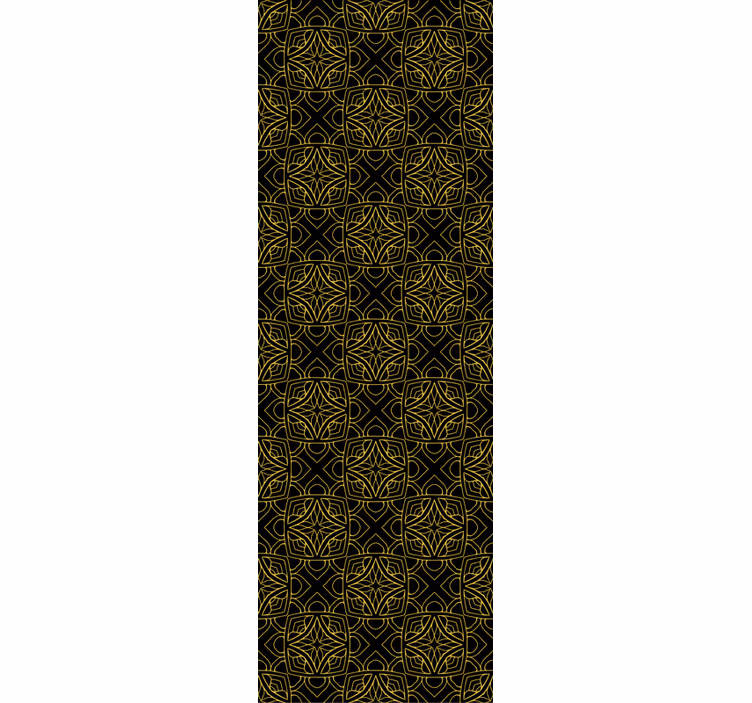 Papier peint ornemental motifs géométriques complexes - TenStickers