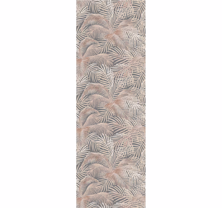 Papier peint feuilles motifs de feuilles de palmier - TenStickers