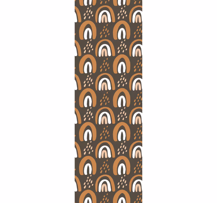 Papier peint géometrique motif d'arc géométrique - TenStickers