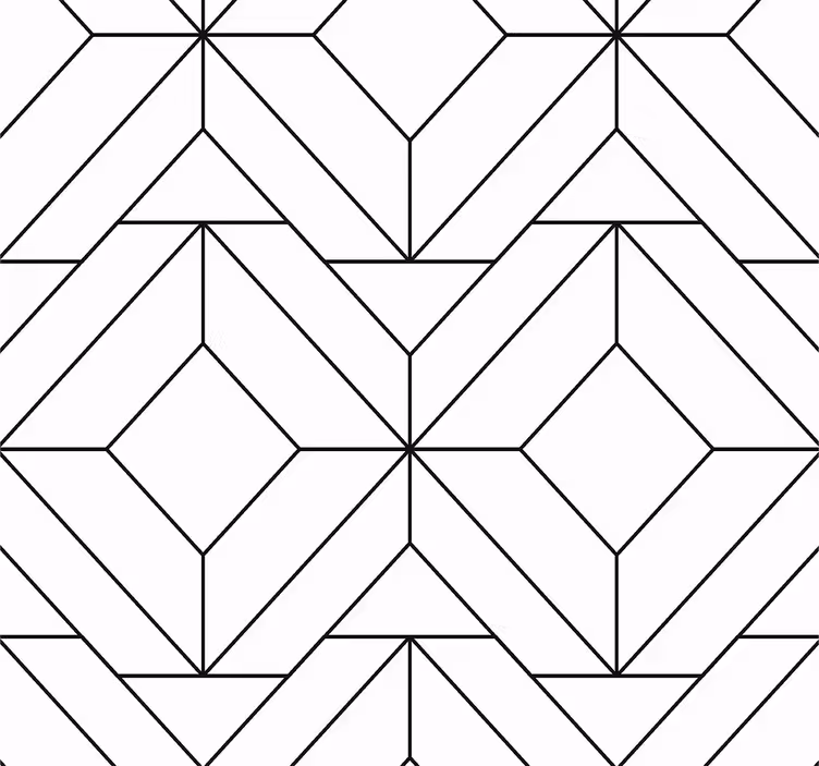 Papier peint géometrique décor de lignes géométriques - TenStickers