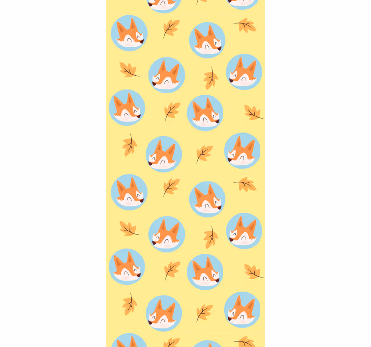 Papier peint animaux thème du renard d'automne - TenStickers