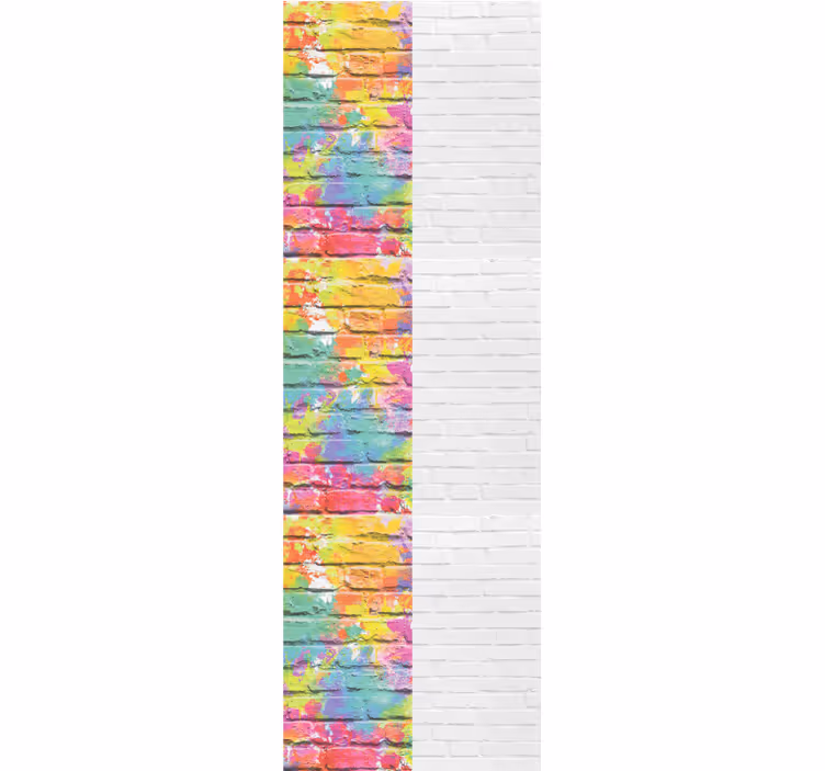 Papier peint art Rayures de peinture éclaboussures - TenStickers