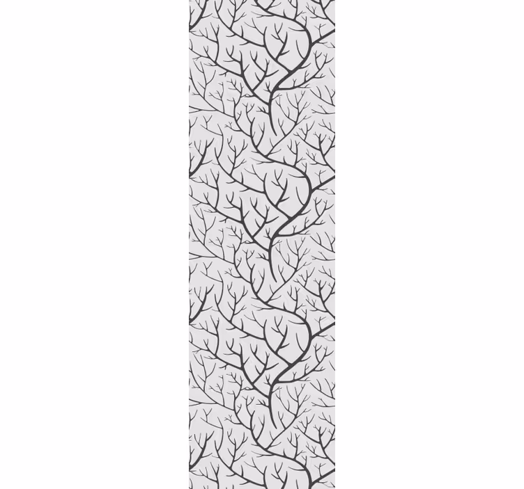 Papier peint arbre motif de branches nues - TenStickers