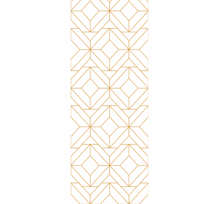 Papier peint géometrique cubes géométriques - TenStickers