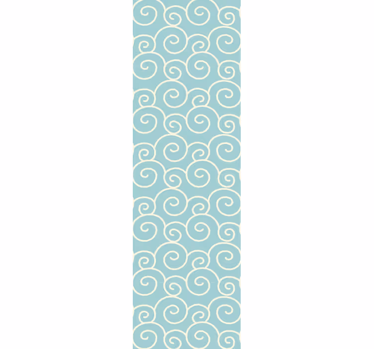Papier peint ornemental spirales tourbillonnantes - TenStickers