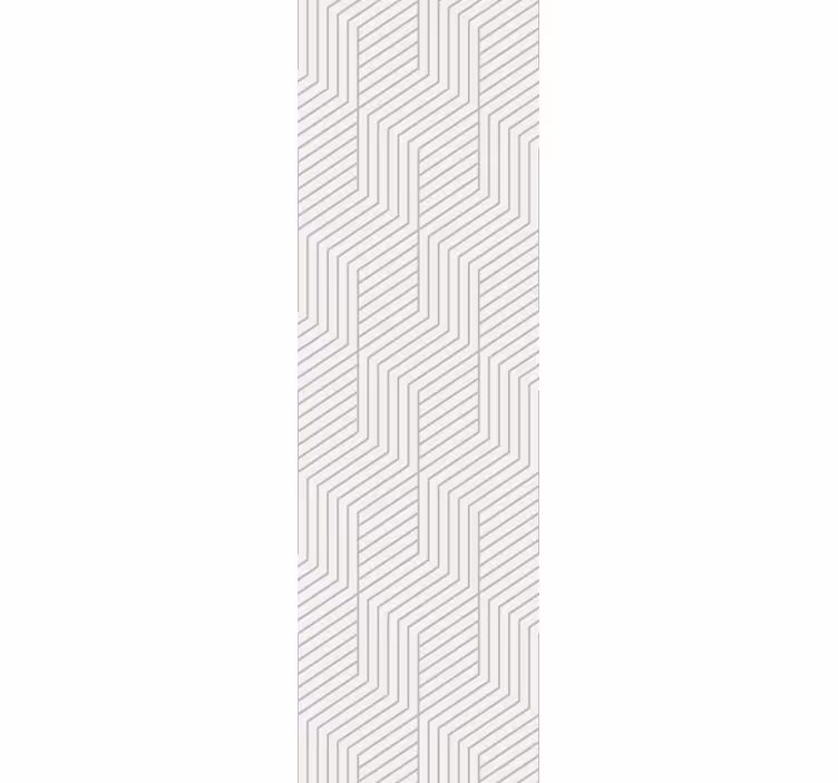 Papier peint géometrique motif de labyrinthe linéaire - TenStickers