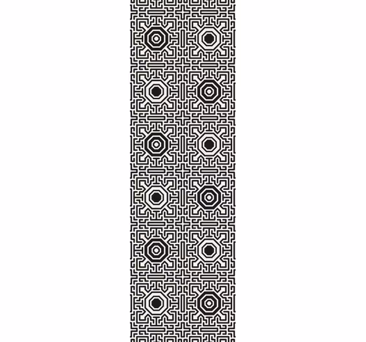Papier peint moderne Octogone et lignes - TenStickers