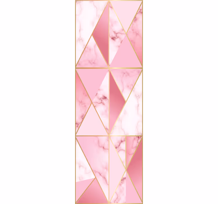 Papier peint géometrique motif de marbre géométrique - TenStickers