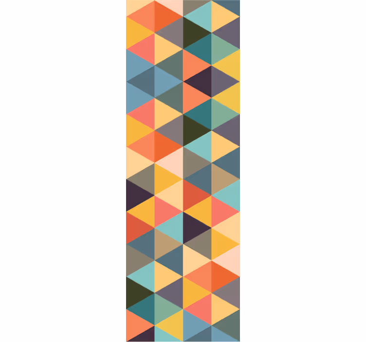 Papier peint salon Motifs géométriques multicolores - TenStickers