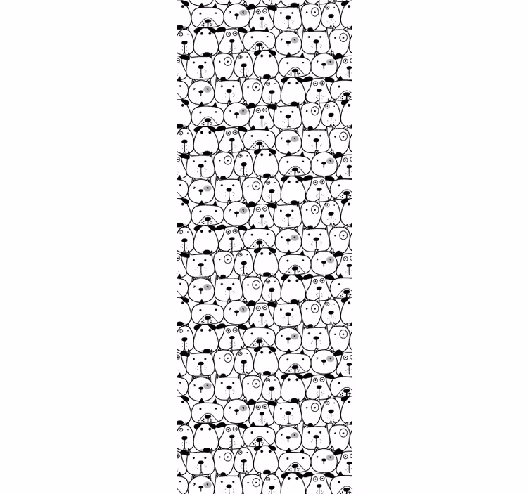 Papier peint chat félins esquissés - TenStickers