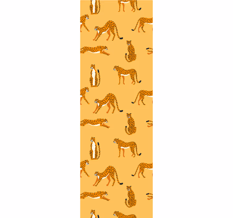 Papier peint animaux léopards espiègles - TenStickers