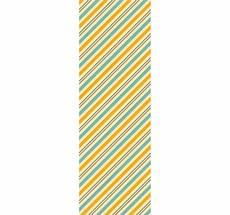 Papier peint ligne horizontale motif diagonal rayé - TenStickers