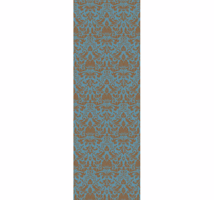 Papier peint baroque motifs de feuillage ornés - TenStickers