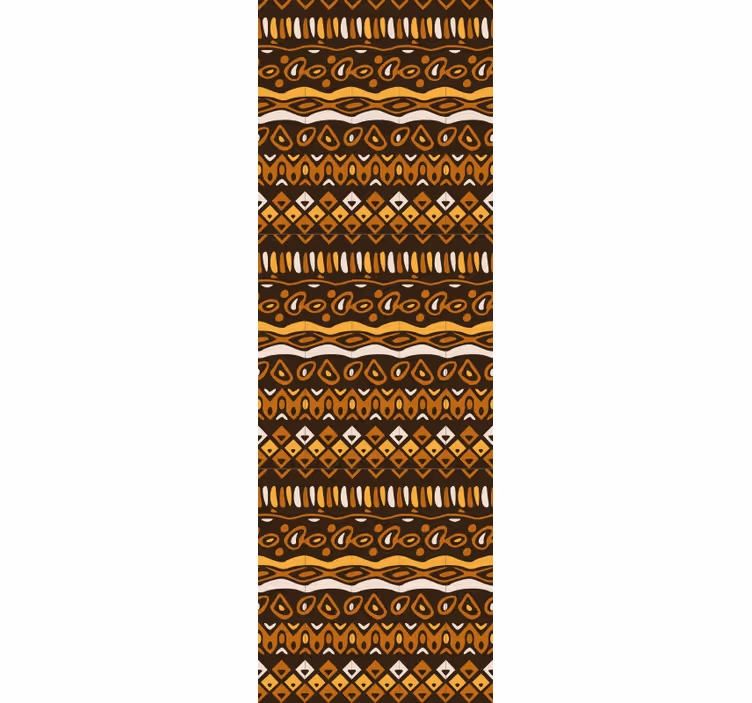 Papier peint ornemental motif tribal - TenStickers