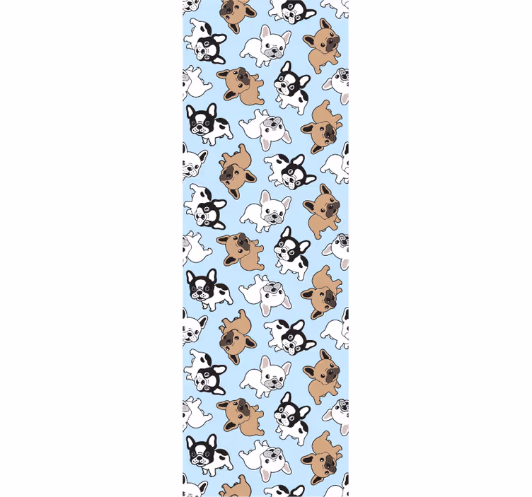 Papier peint chambre Modèle de bouledogue français - TenStickers