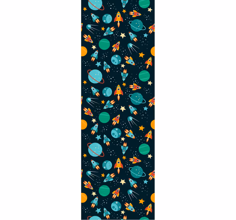 Papier peint moderne Espace design mignon pour les enfants - TenStickers