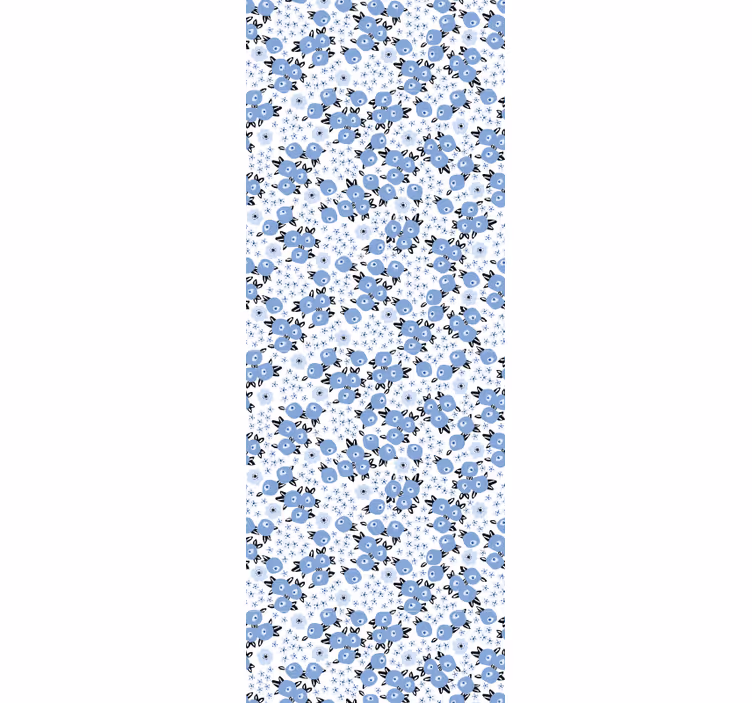Papier peint floral fusion de motifs floraux - TenStickers