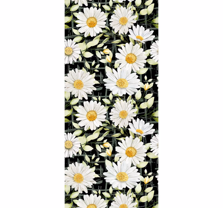 Papier peint floral affichage floral de marguerites - TenStickers