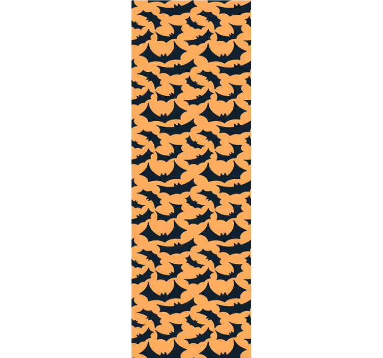 Papier peint halloween modèle de chauves-souris d'halloween - TenStickers
