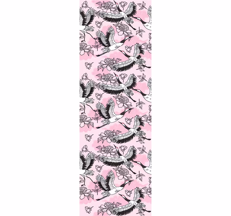 Papier peint animaux schéma de vol du papillon - TenStickers