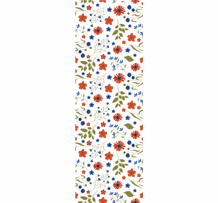 Papier peint floral détail de motif floral - TenStickers