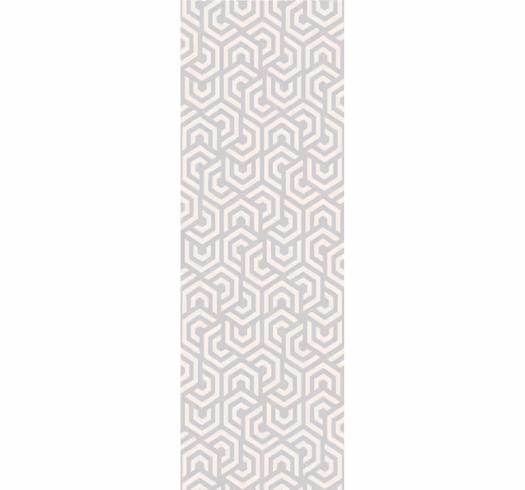 Papier peint géometrique motif labyrinthique - TenStickers
