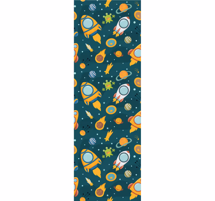 Papier peint chambre enfant images d'exploration spatiale - TenStickers